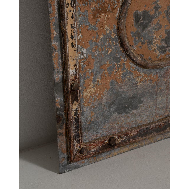 1900 - 1909 France Chocolate Iron Door For Sale - Image 9 of 15