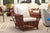 A vintage Palecek "President's Sofa & Chair" patio set. This set is a beautiful and unique version of the "President's"...