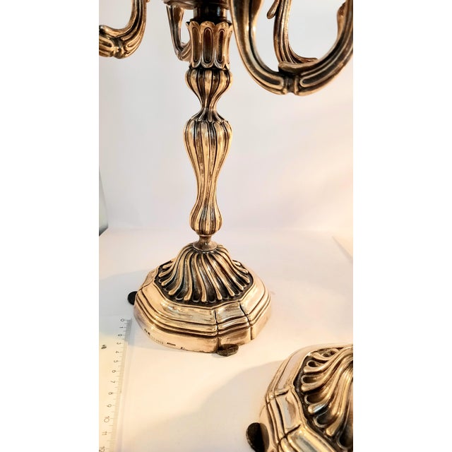 Vintage Candleholders from Christofle, 1940s, Set of 2 For Sale - Image 7 of 10