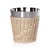 The Palmier Wicker Steel Wine Bucket For Sale In Los Angeles - Image 6 of 6