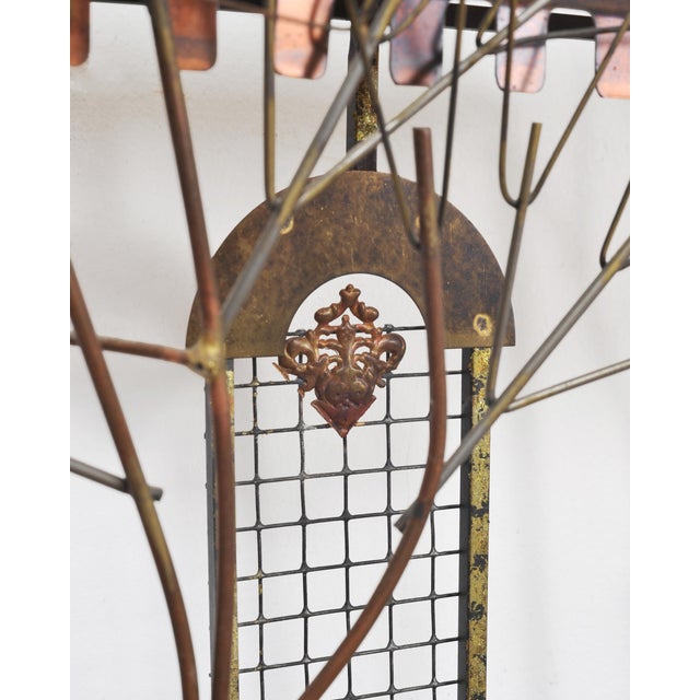 C. Jeré Attrib. Brass Parisian Café Bistro Wall Sculpture For Sale - Image 10 of 18
