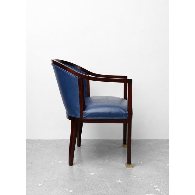 1910s Art Nouveau Desk Armchair by Julius & Josef Herrmann for Architect Maximilian Rossipaul, 1911 For Sale - Image 5 of 12