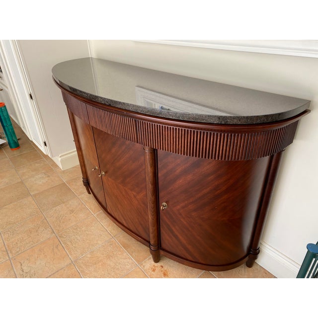 Traditional Traditional Bernhardt Wooden Buffet With Mirror For Sale - Image 3 of 18