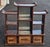 Late 20th Century Vintage Burnt Bamboo Pagoda Wall Shelf Chinoiserie Style With 3 Drawer Cabinet For Sale - Image 5 of 11