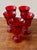 Mid 20th Century Mid 20th Century Fostoria Jamestown Ruby Red Water Goblets - Set of 5 For Sale - Image 5 of 12