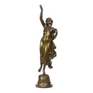 Late 19th Century Adrien Etienne Gaudez "Etoile Du Martin" Bronze Sculpture