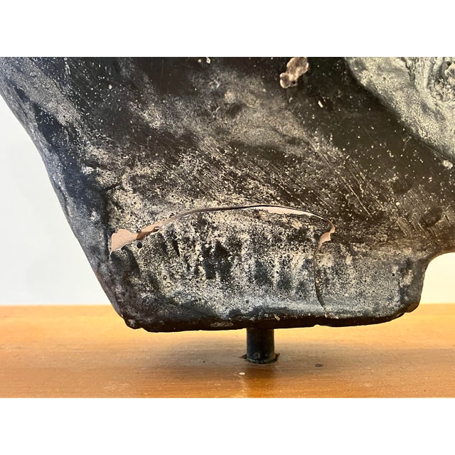 13" Vintage Abstract Fish Sculpture by Austin Productions - Brutalist Style For Sale - Image 9 of 9