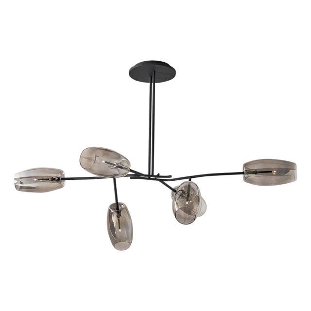 Gallotti & Radice Diantha 6-Light Suspension Light by Massimo Castagna | Brand New in Original Box For Sale