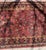 Navy Blue 1920s, Handmade Antique Persian Sarouk Prayer Rug 2.1' X 4.3' For Sale - Image 8 of 9