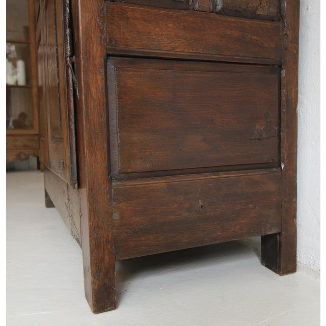 Early 19th Century French Provincial Oak Cupboard For Sale - Image 15 of 18
