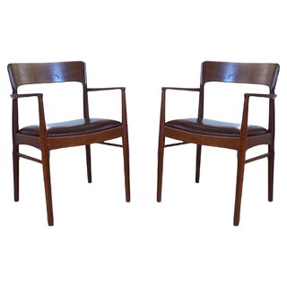 Set of Teak Armchairs from Korup Stolefabrik For Sale