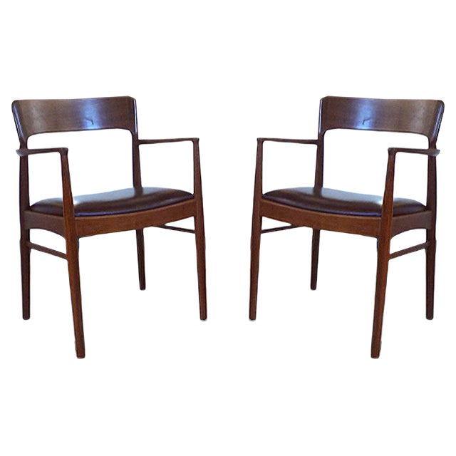 Set of Teak Armchairs from Korup Stolefabrik For Sale