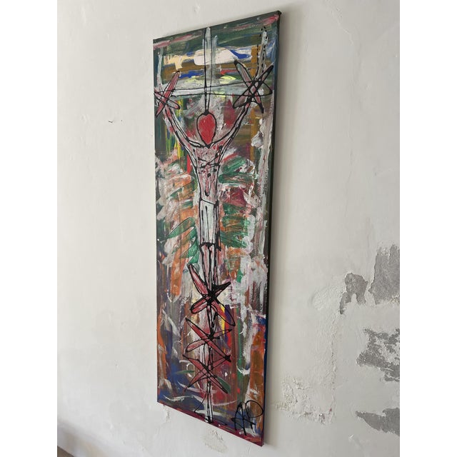 ArpVerdeacqua, We Always Make Him Back\. Yet We Have Colours, 2019, Acrylic on Canvas For Sale - Image 4 of 8