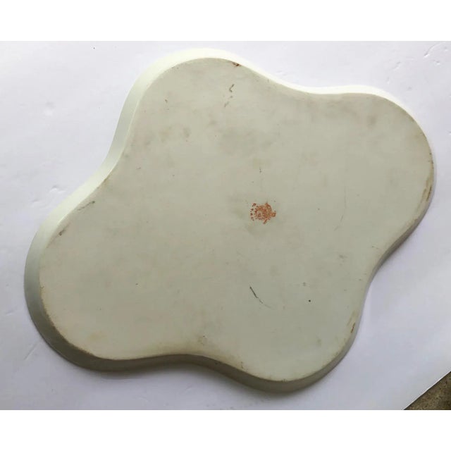 Limoges, France French Limoges Quatrefoil Vanity Tray Rooster For Sale - Image 4 of 6