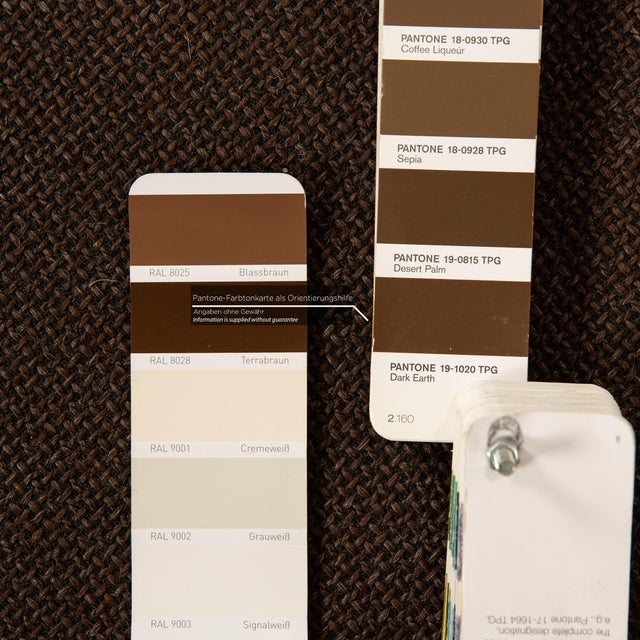 Modern Sunrise Fabric Stool from Brühl For Sale - Image 3 of 4