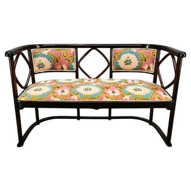 Art Nouveau Bat Sofa by Josef Hoffmann, 1930s For Sale - Image 15 of 15