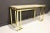 Paul M. Jones Brass and Travertine Console Table For Sale - Image 10 of 13
