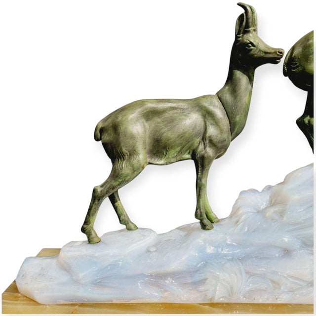 Art Deco Sculpture Lamp from Fritz Diller, 1930s For Sale - Image 9 of 15