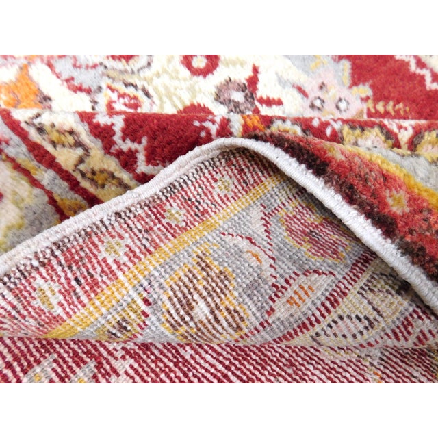 Vintage Turkish Ushak Rug. 3'4"x 6'7" For Sale - Image 15 of 17