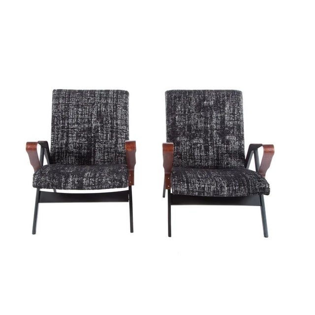 Set of Vintage Armchairs by František Jirák, 1960s For Sale - Image 4 of 5