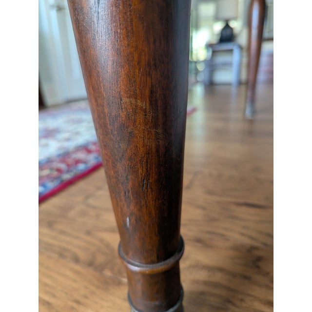 1990s Theodore Alexander Morgan Hill Marble Top Console Table For Sale - Image 12 of 14