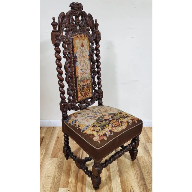 From a great Rye New York estate, we have a pleasure to offer you this gorgeous Antique French Jacobean Carved &...
