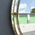 Mid 20th Century Vintage Venetian Style Oval Wall Mirror For Sale - Image 5 of 9
