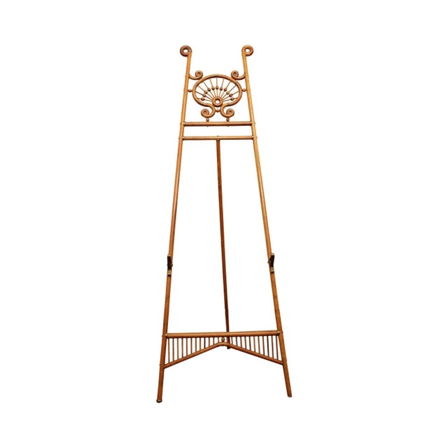 Antique Victorian Oak Stick & Ball Easel For Sale - Image 13 of 13