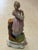 Victorian Vintage Hand-Painted Porcelain Lady Figurine With Tambourine – 12"h For Sale - Image 3 of 7