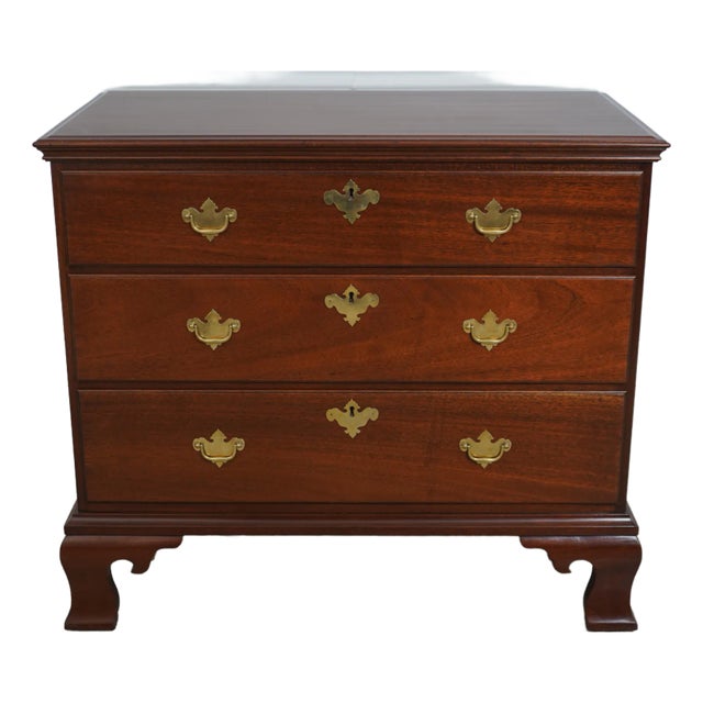 Biggs 3 Drawer Thomas Jefferson Mahogany Chest For Sale