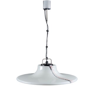 Glass Cirrus UFO Pendant from Peill & Putzler, 1970s For Sale