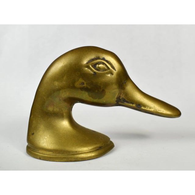 Unique gold brass mallard duck head bottle opener, it is a great piece to display on bar, on your drink cart, use at...