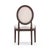 Mila Dark Brown and Beige Performance Fabric Side Chair, Set of 2 For Sale In Los Angeles - Image 6 of 9