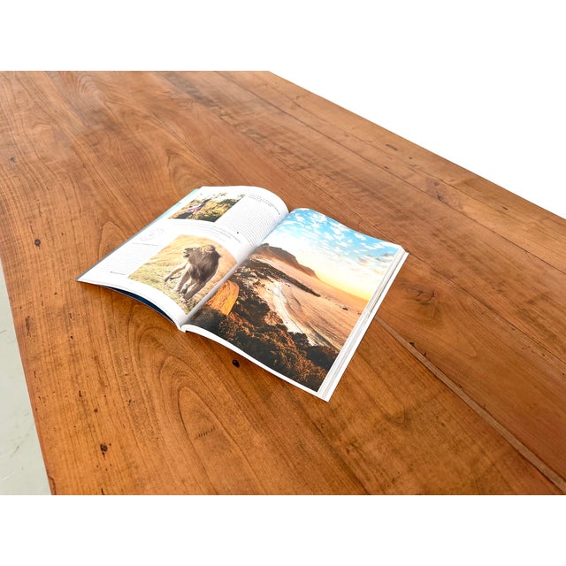 Large Cherrywood Farmhouse Table, 1900s For Sale - Image 18 of 18