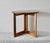 1980s Adrian Reed for Princes Design Works Style Round Wood Foldable Side Table For Sale - Image 9 of 9