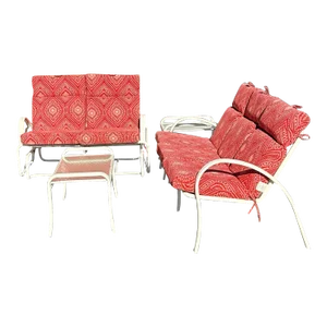 1990s Winston Vintage Outdoor Seating With Coffee and End Table, 4 Pieces