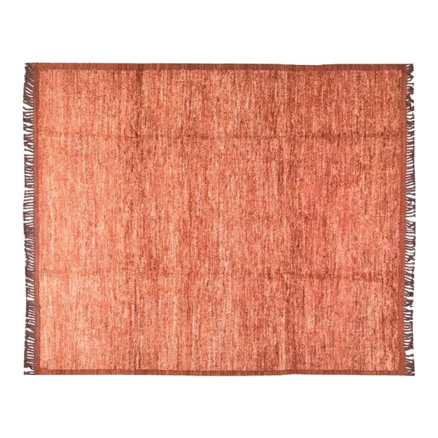 Moroccan Azilal Hand Knotted Wool Rug,8'4"X10' For Sale