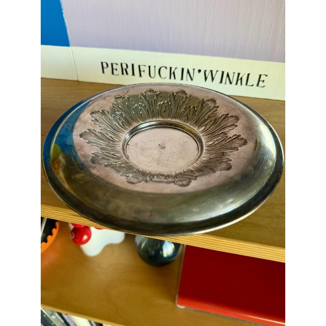 Art Nouveau Hans Ofner Austria Argentor Wiener Werke Rust & Hetzel Hallmark Silver Bowl Footed For Sale - Image 11 of 13