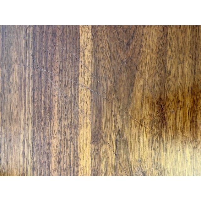 Vintage Traditional Solid Wood 2-Drawer Mobile File Cabinet on Darnell Industrial Casters For Sale - Image 9 of 12