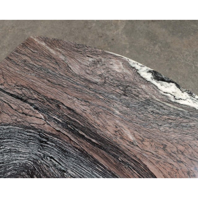 Mid-Century Modern Vintage Cipollino Marble Coffee Table, 1970 For Sale - Image 3 of 9