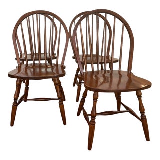 1970s Windsor Chairs- Set of 4 For Sale