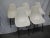 Herman Miller Midcentury White Bucket Chairs - Set of 5 For Sale - Image 4 of 12