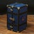 Textile Blue Wardrobe Trunk for Dolls from the Cosmopolis Brand, 1920s For Sale - Image 7 of 10