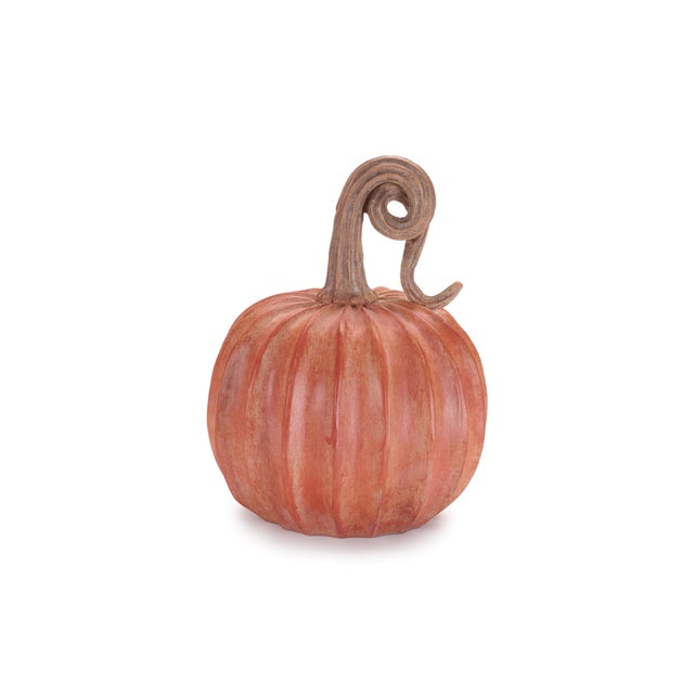 Contemporary Decorative Harvest Pumpkin (Set of 3) For Sale - Image 3 of 6