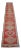 Hand-Knotted Narrow Runner Turkish Rug Hallway Decor- 2'1' X 12'3' For Sale