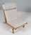 Hans j. Wegner lounge chair with loose cushions new upholstered with light hallingdal from kvadrat. Frame of oak. Model...