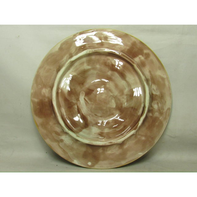 Ceramic Antique English Majolica Oyster Plate For Sale - Image 7 of 13