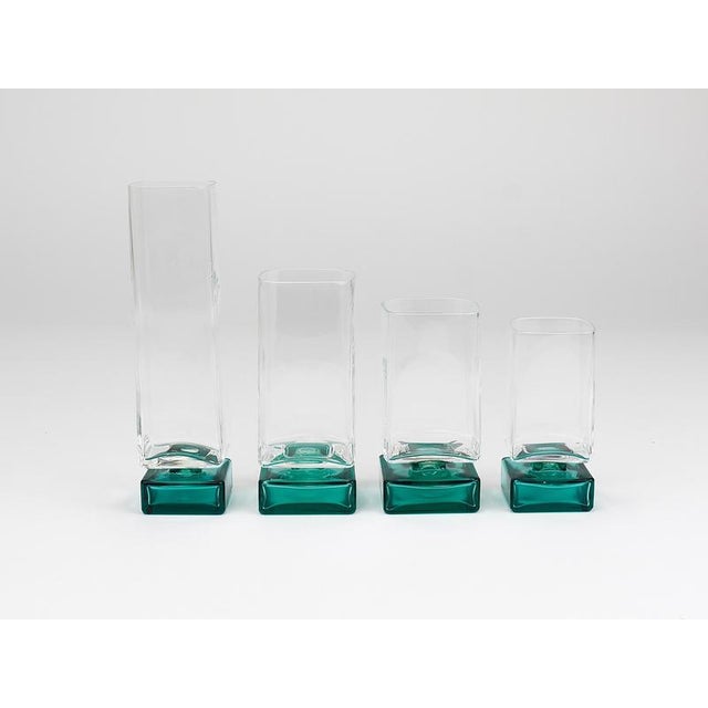 Glass Vintage Italian Light and Music Monet Glasses from Luigi Bormioli, 1980s, Set of 24 For Sale - Image 7 of 17