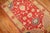 Contemporary Early 21st Century Bright Red Green Turkish Oushak Accent Size Rug - 3'11" x 6'3" For Sale - Image 3 of 6
