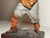 Very Rare Antique 1800s Hand Carved Wood Folk Art Baseball Sculpture Statue For Sale - Image 14 of 17